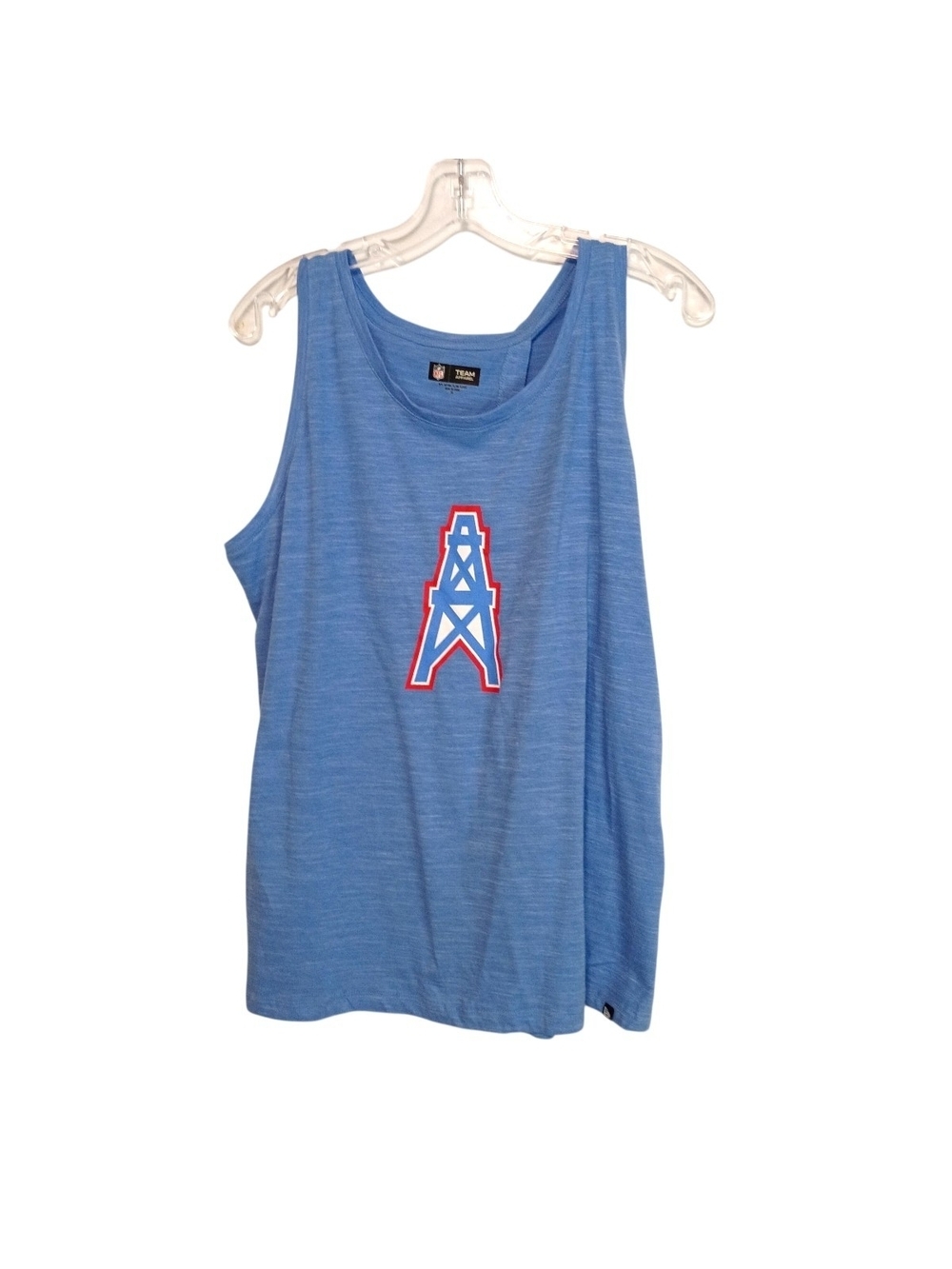 Houston Oilers -Women's Blue Sleeveless Tank  - Size XL